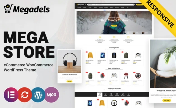 Megadel – Multipurpose Mega Shop WooCommerce Theme 1.0