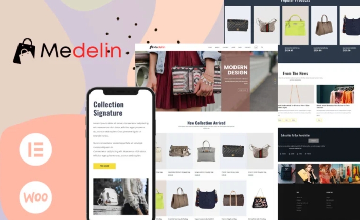 Medelin – Fashion HandBags Store WooCommerce Theme 1.0.2