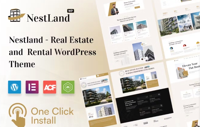 NestLand – Real Estate WordPress Theme 1.3