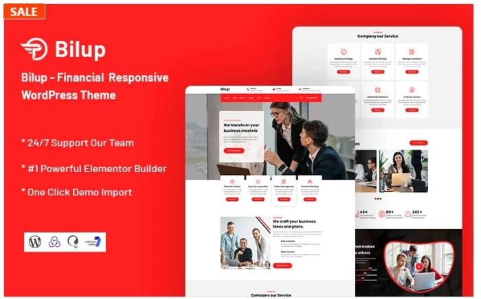 Bilup – Financial WordPress Theme 1.0.1