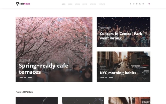 BitNews – Blog Magazine & News Portal WP Theme 1.0.0