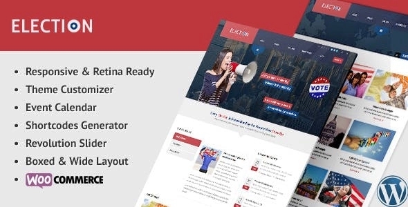 Election - Political WordPress Theme 1.20