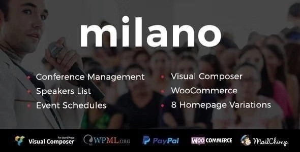 Milano – Event & Conference WordPress 1.1.1