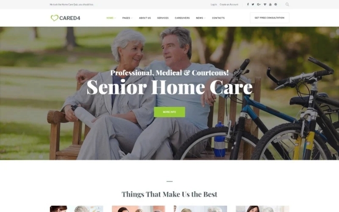 Cared4 – Senior Care WordPress Theme 1.0.0