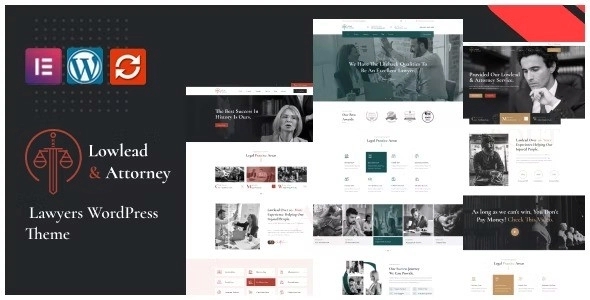 Lowlead Attorney & Lawyers WordPress Theme 1.0.0