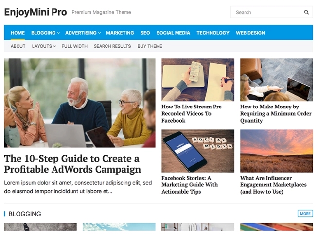 WP Enjoy – EnjoyMini Pro 1.0.9