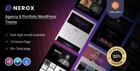 Nerox – Agency & Portfolio WordPress Theme 1.0.8