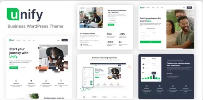 Unify – Multipurpose Business WordPress Theme 1.0.0