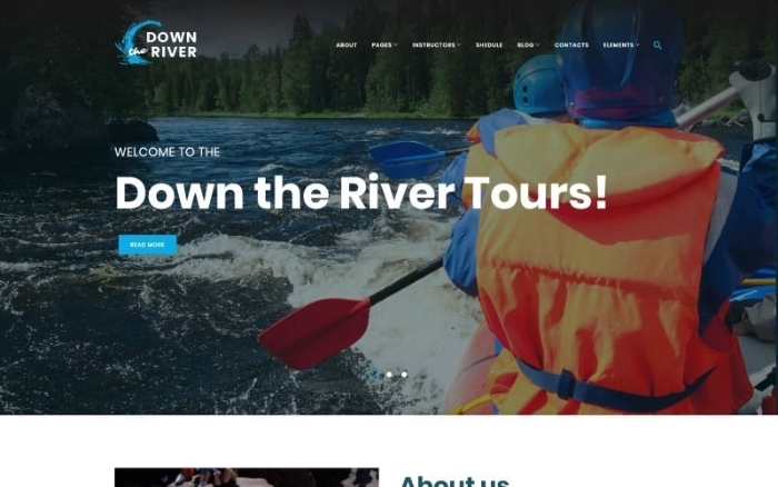 Down River - Rafting & Kayaking WordPress Theme 1.0.0