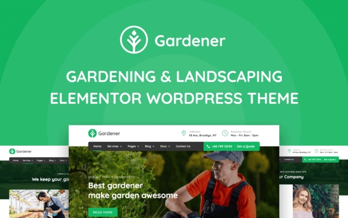 Gardener – Gardening and Landscaping WP Elementor Theme 1.1.1