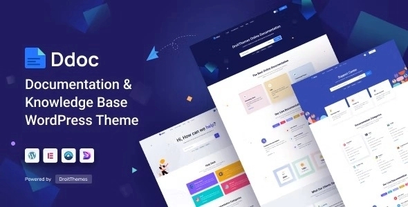 DDoc – Documentation and Knowledgebase WP Theme 1.0.6