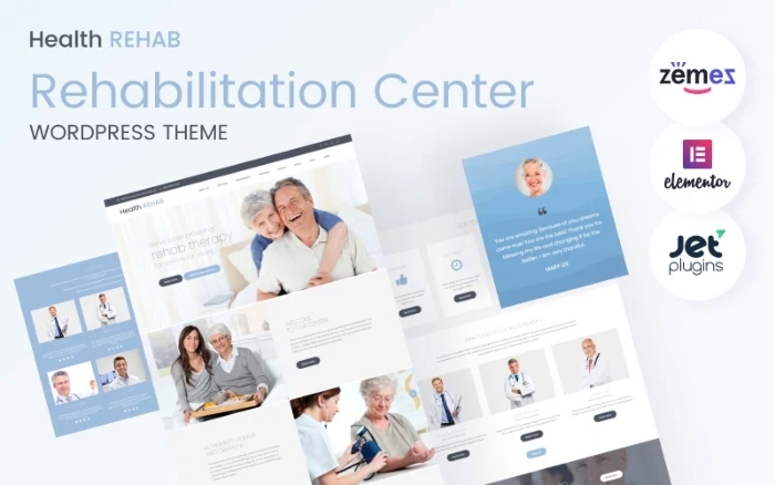Health Rehab – Rehabilitation Center WordPress Theme 1.0.1