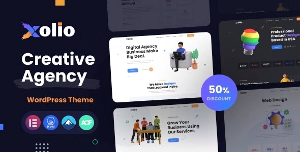 Xolio – Creative Agency & Portfolio WordPress Theme 1.0