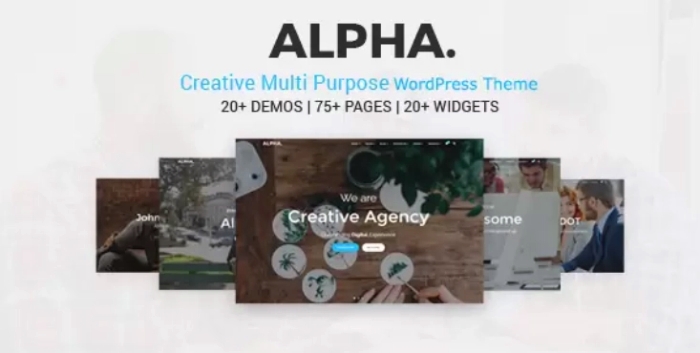 Alpha Dot – Multi Purpose WordPress Theme 1.0