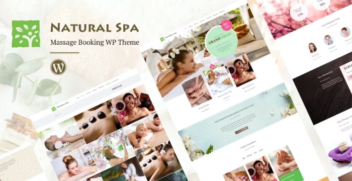 Natural Spa – Massage Booking WordPress Theme 3.2