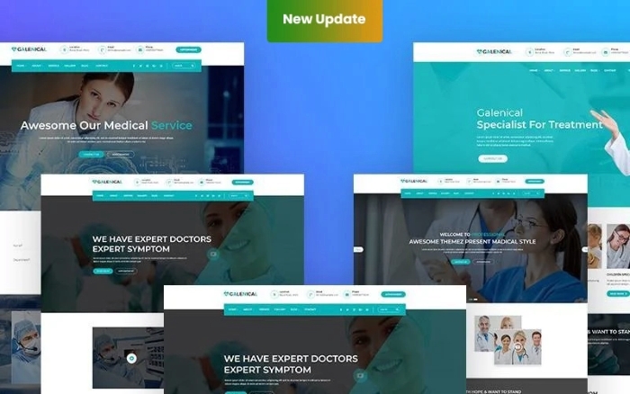 Galenical – Medical & Health Service Responsive 2.0.0
