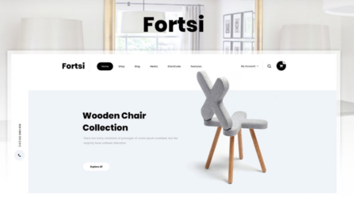 Fortsi - Minimal Furniture Store Elementor 1.0
