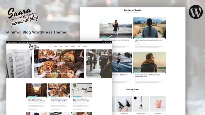 Saara - Minimal Blog WordPress Theme 2.5