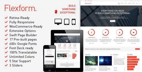 Flexform – Retina Responsive Multi-Purpose Theme