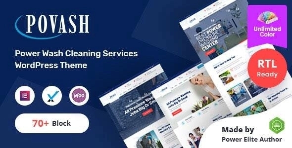 Povash – Power Wash WordPress Theme + RTL 3.0.0