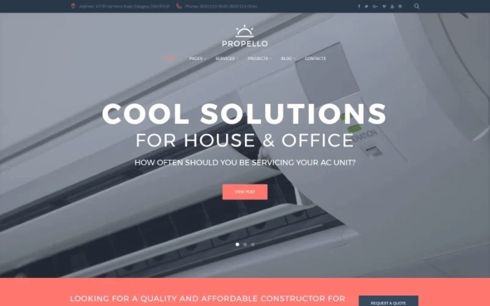 Propello - Air Conditioning Maintenance WordPress Theme 1.0.0