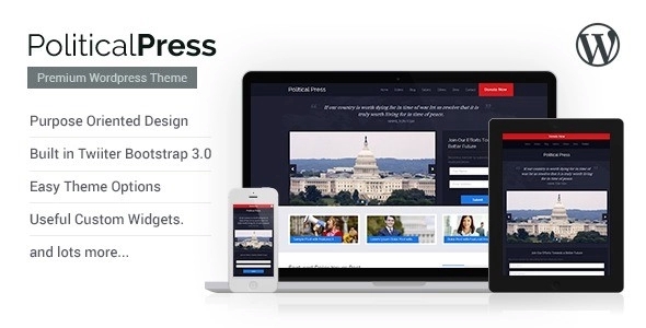 Political Press - Responsive WordPress Theme 1.7.3