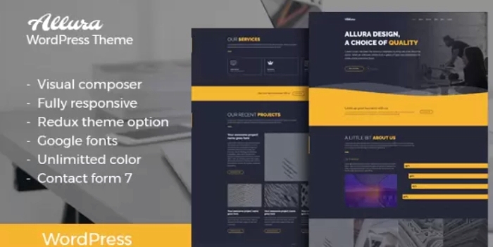 Allura – Portfolio WordPress Theme 1.0