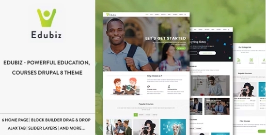 Edubiz – Powerful Education Courses Drupal 9 Theme 1.2