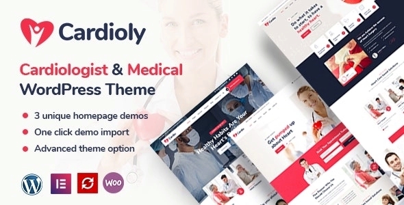 Cardioly - Cardiologist and Medical WordPress theme 2.8
