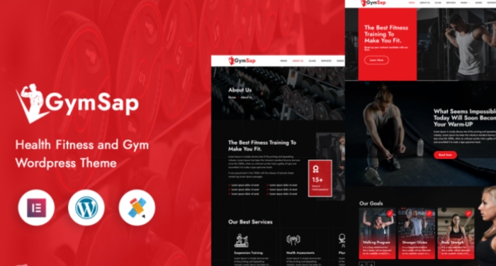 Gymsap Health Fitness and Gym WordPress Theme 1.0.0
