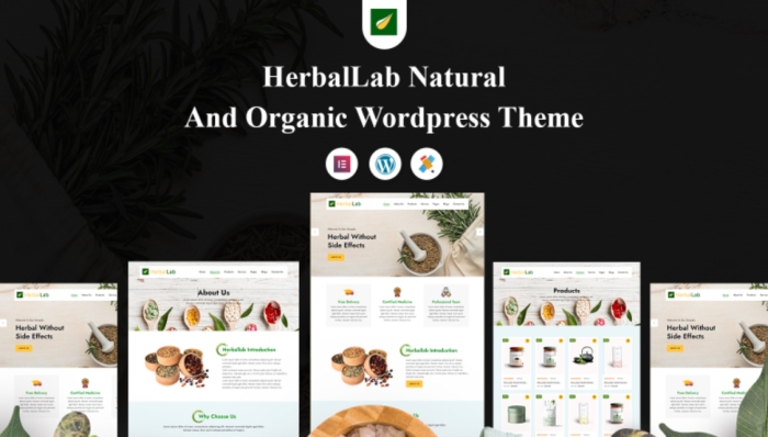 HerbalLab Natural and Organic WordPress Theme 1.0.0