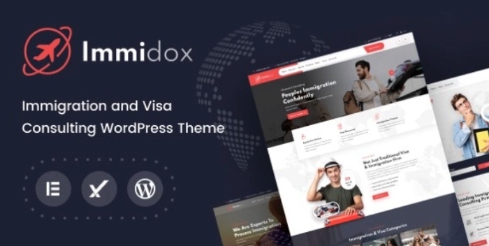 Immidox – Immigration and Student consultancy WordPress Theme + RTL 1.0.0