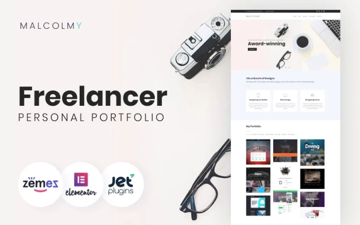 MalcolmY – Professional and Good-Looking Web Design Portfolio 1.0.1
