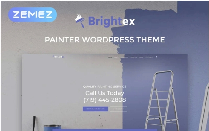 Brightex β Painting Services Multipurpose Classic WP Theme 1.0.0