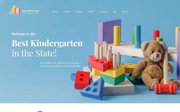 SmallSteps – Kindergarten Responsive WordPress Theme 1.0.0