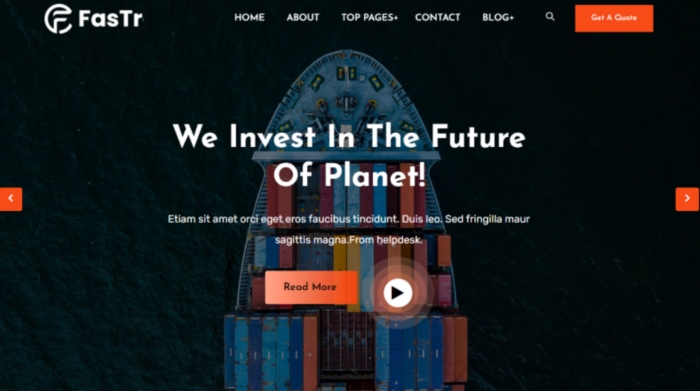 Homen – Transportation & Delivery WordPress Theme for Logistics 1.0.0