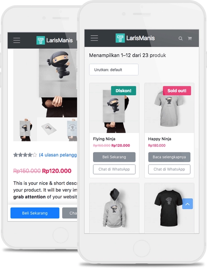 LarisManis β WooCommerce WordPress Theme 2.2.3.1