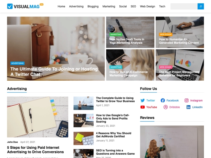 VisualMag Pro WP Theme 1.0.8