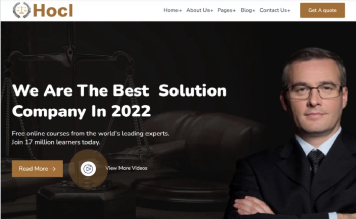 Hocla - Lawyer Attorney & Law Office WordPress Theme 1.0.0