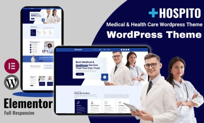 Hospito – Medical & Healthcare Full Responsive WP Theme 1.0.0