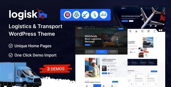 Logisk – Transport & Logistics WordPress Theme