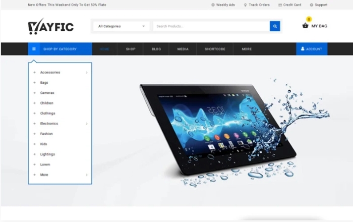 Ayfic – Multipurpose Mega WooCommerce Theme 1.0