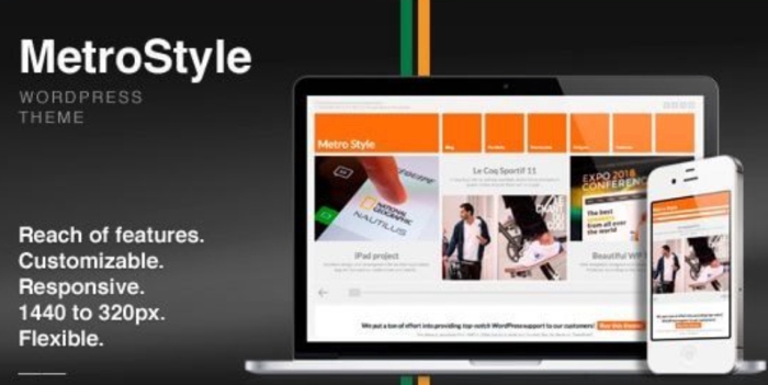 MetroStyle Responsive All Purpose WordPress Theme 1.5.3