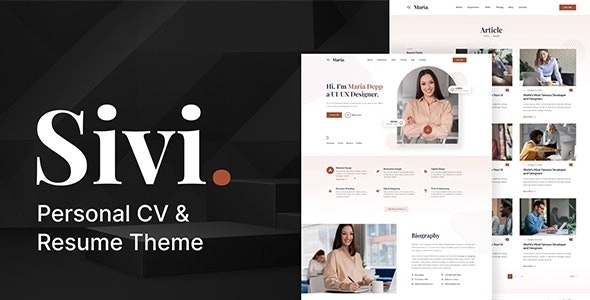 Sivi β Personal CV/Resume Theme 1.4
