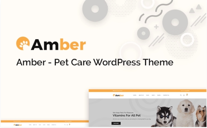 Amber – Pet Care WooCommerce Theme 1.0.0