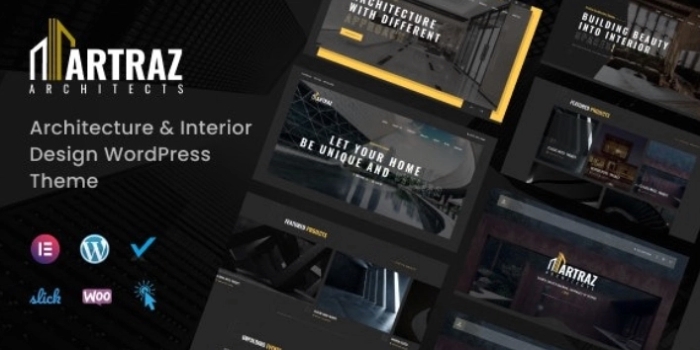 Artraz – Architecture and Interior Design WordPress Theme 1.0.0