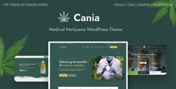 Cania – Marijuana Medical WordPress 1.0.3