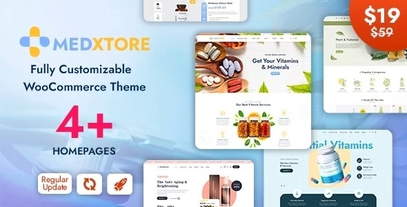 MedXtore – Pharmacy Medical & Beauty Elementor WooCommerce Theme 1.1