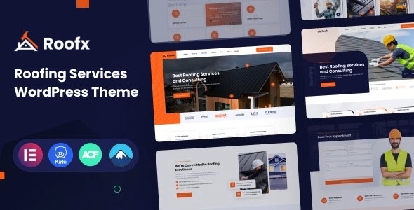 Roofx – Roofing Services WordPress Theme 1.0