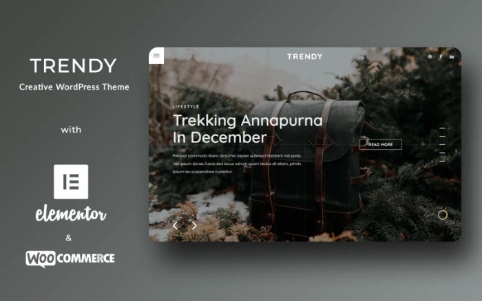 Trendy – Creative Fashion Handbag WordPress Theme 1.0.3